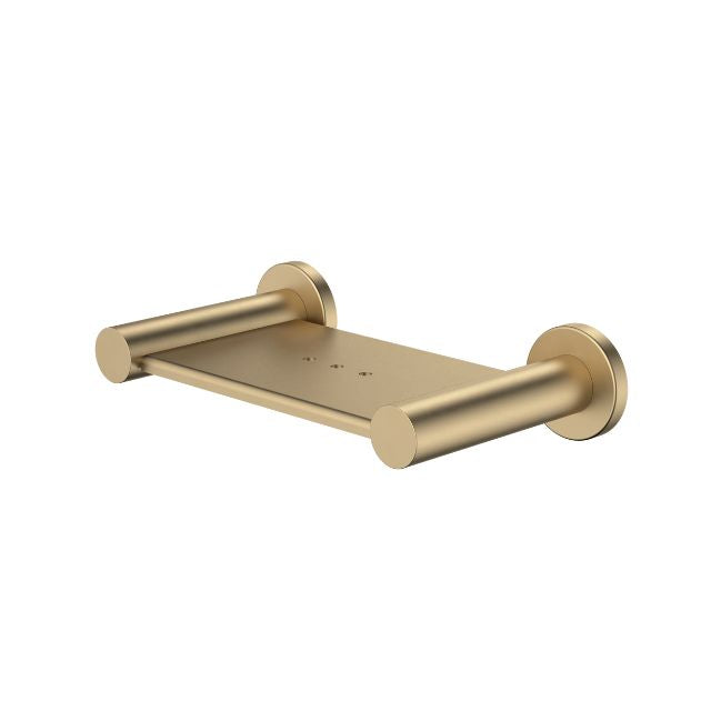 Angle Caroma Liano II Soap Dish - Brushed Brass 96453BB - The Blue Space