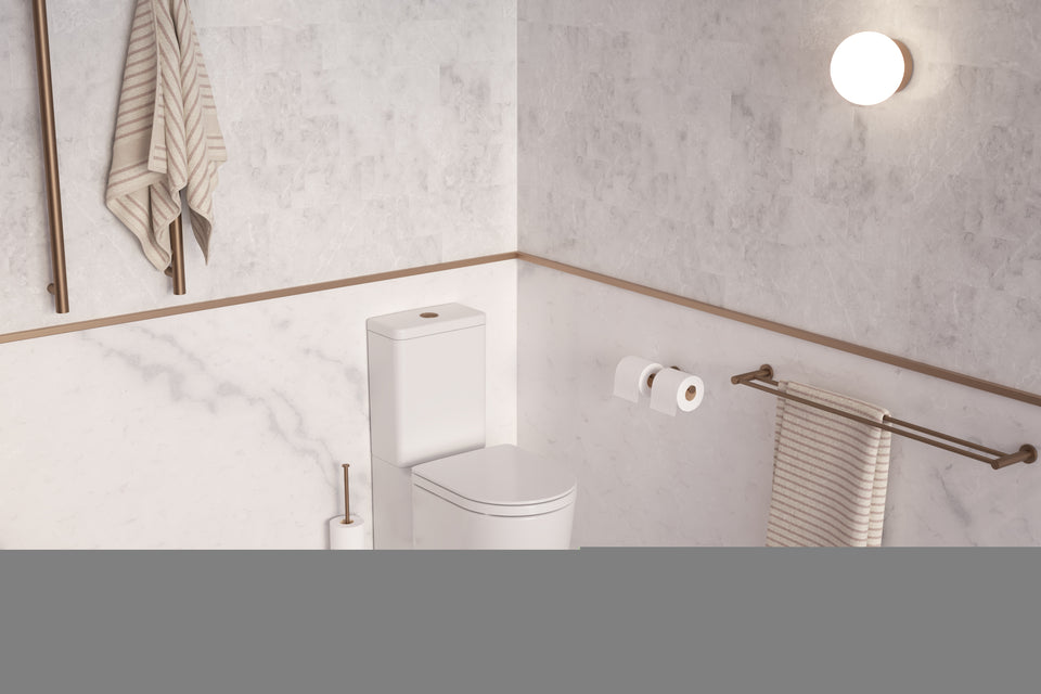 Caroma Liano II Spare Toilet Roll Holder - Brushed Bronze