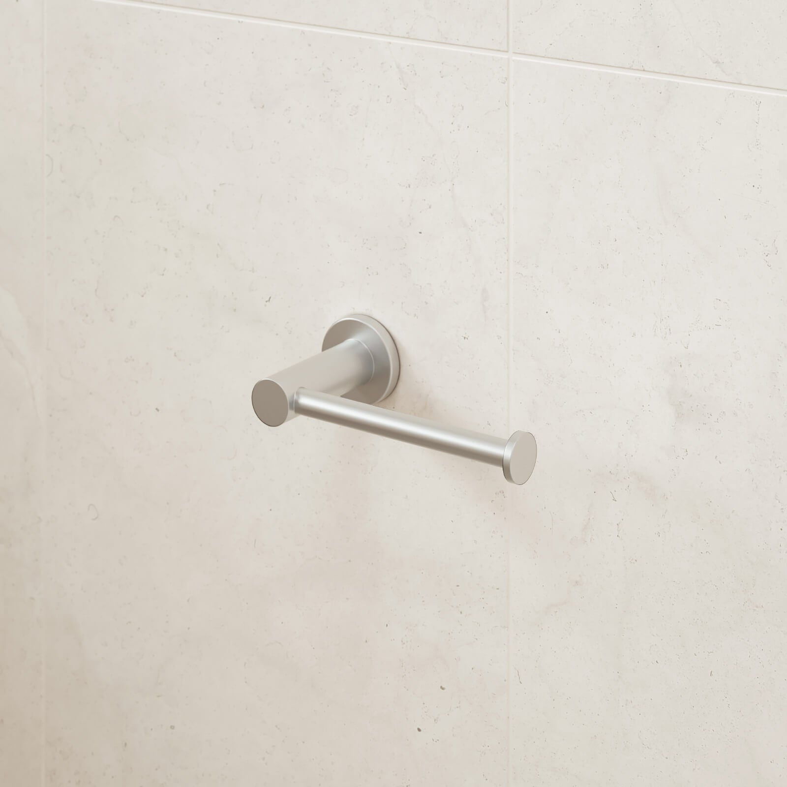 Caroma Liano II Toilet Roll Holder Brushed Nickel | The Blue Space