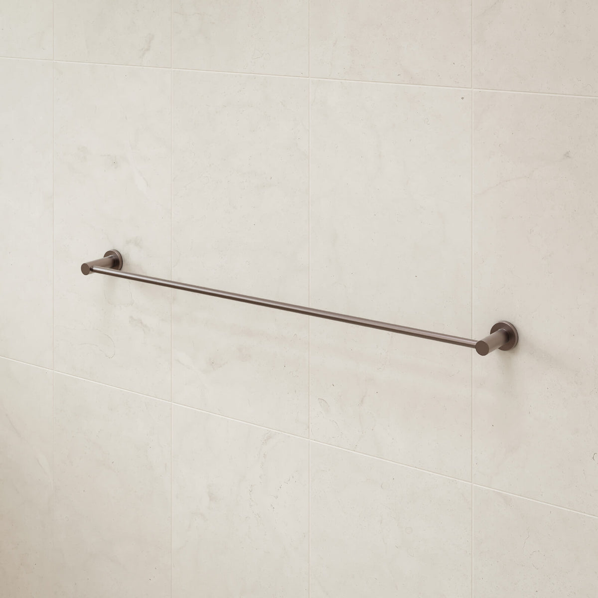 Caroma Liano ll 840 Single Towel Rail Brushed Bronze | The Blue Space