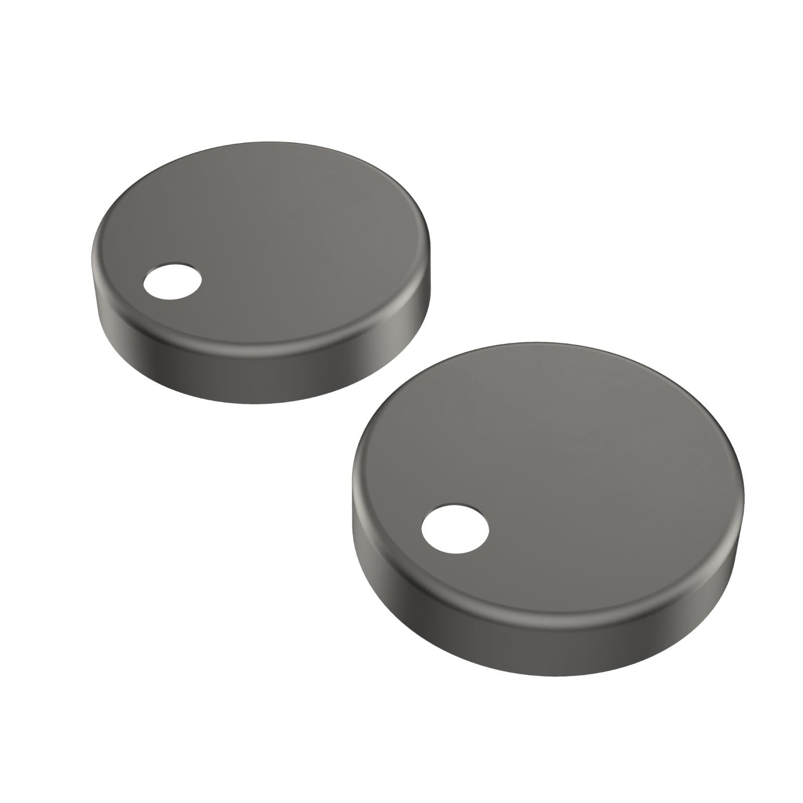 Angle Caroma Liano / Luna Toilet Seat Hinge Caps - Gunmetal 254214GM - The Blue Space