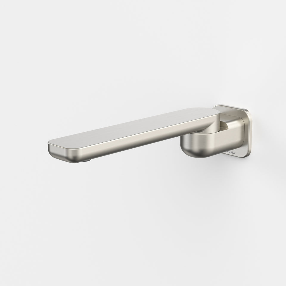 Caroma Luna II Swivel Bath Outlet 220mm - Brushed Nickel
