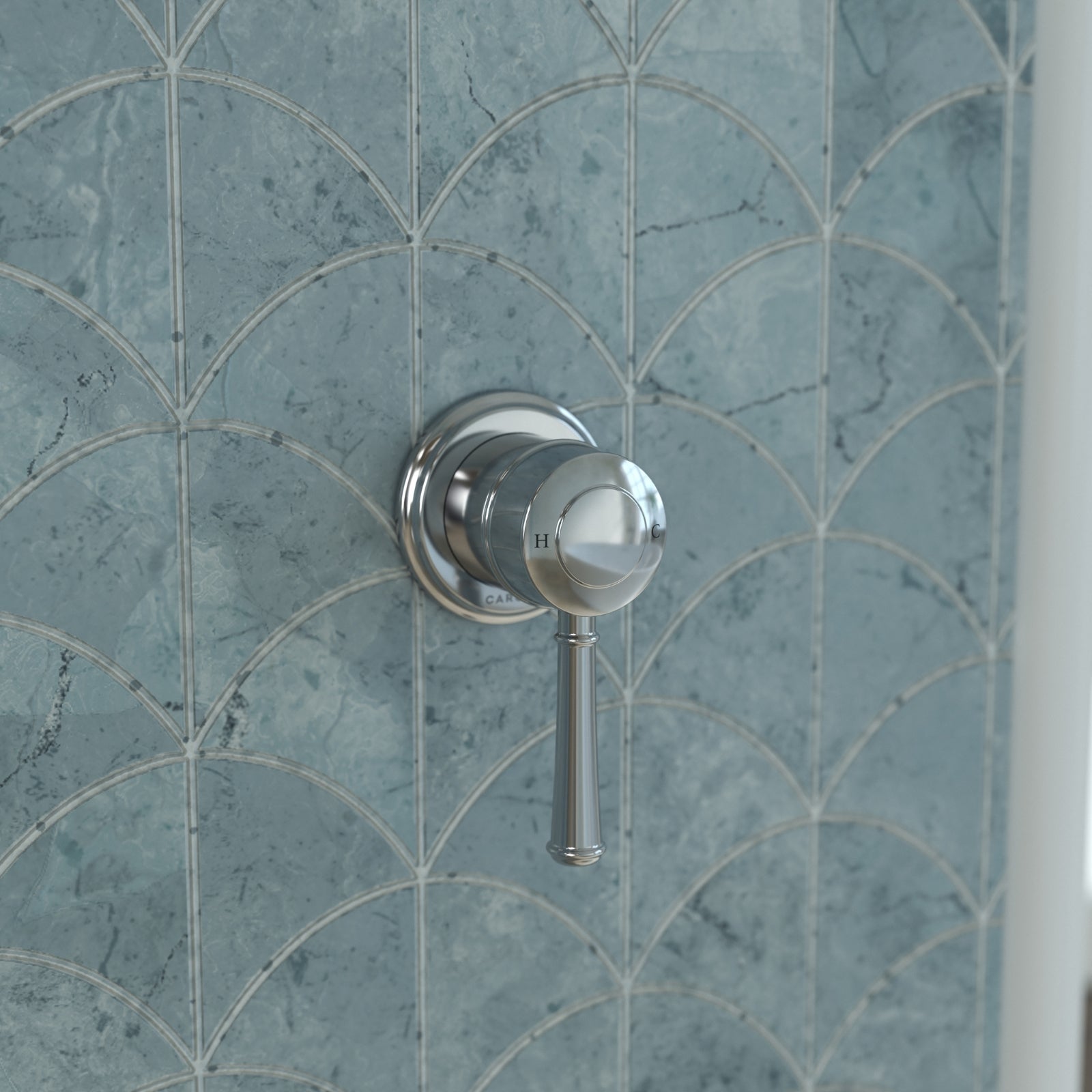 Main Caroma Riviere Bath Shower Mixer - Chrome 520005C - The Blue Space