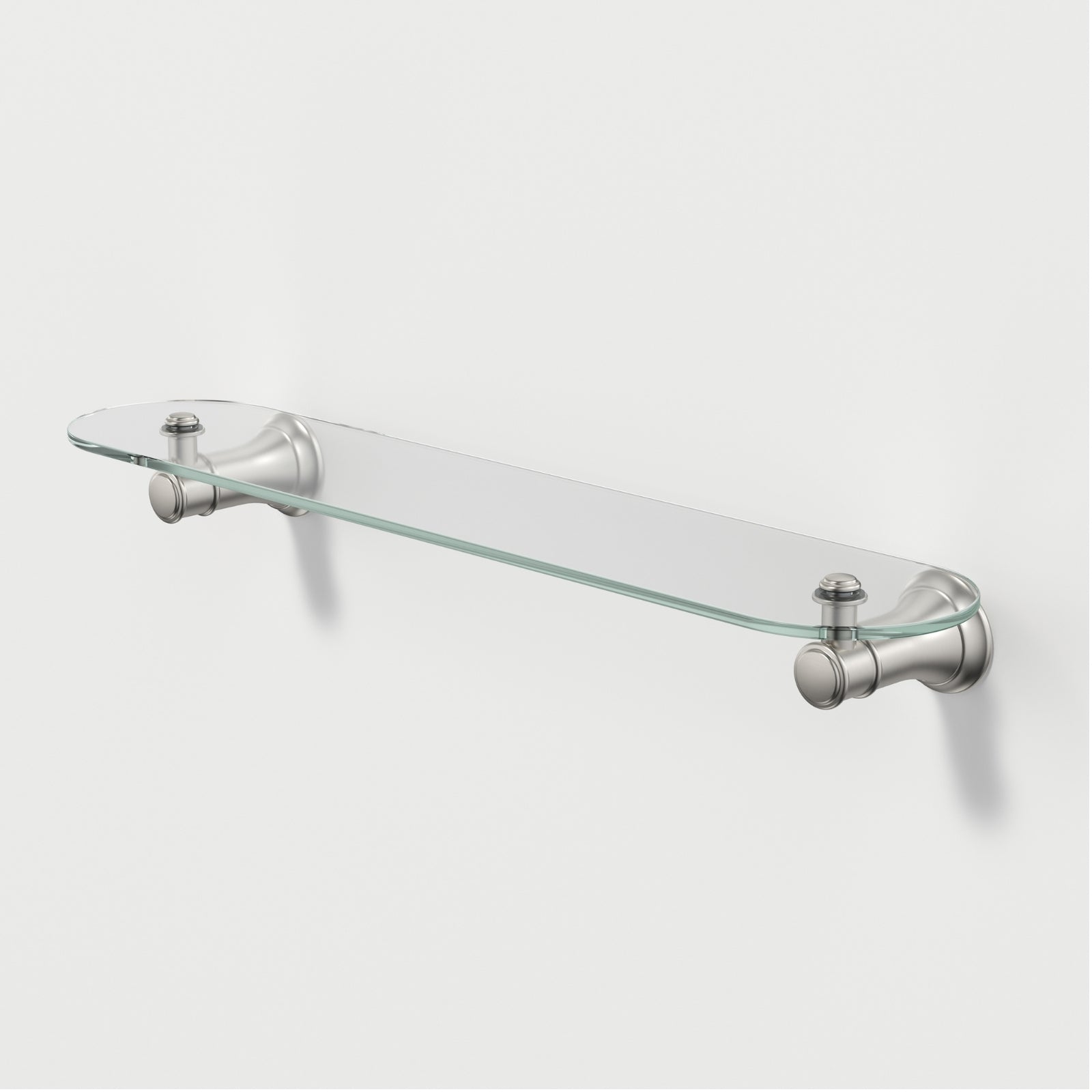Caroma Riviere Bathroom Shelf - Brushed Nickel 520038BN - The Blue Space