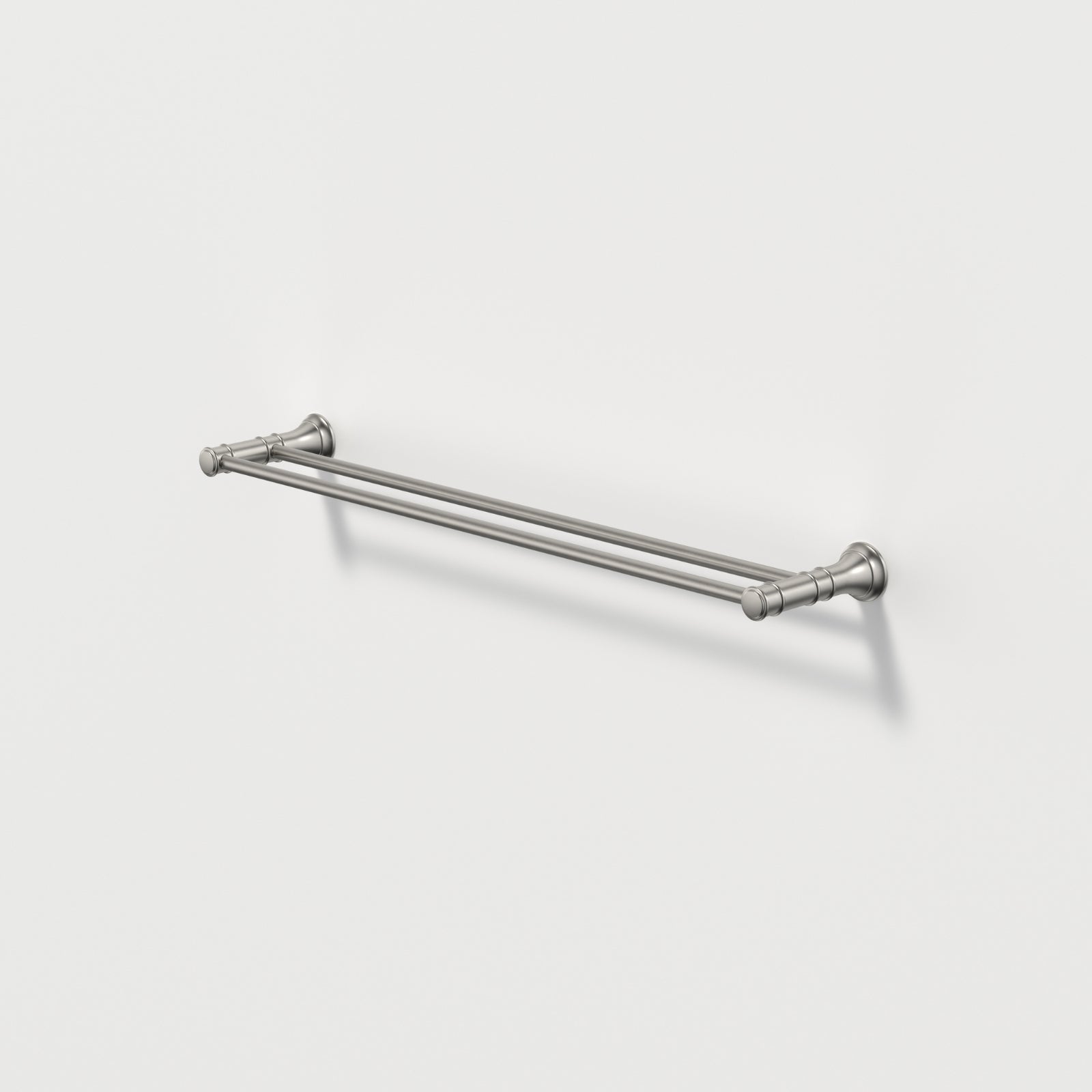 Caroma Riviere Double Towel Rail 600mm - Brushed Nickel 520035BN - The Blue Space