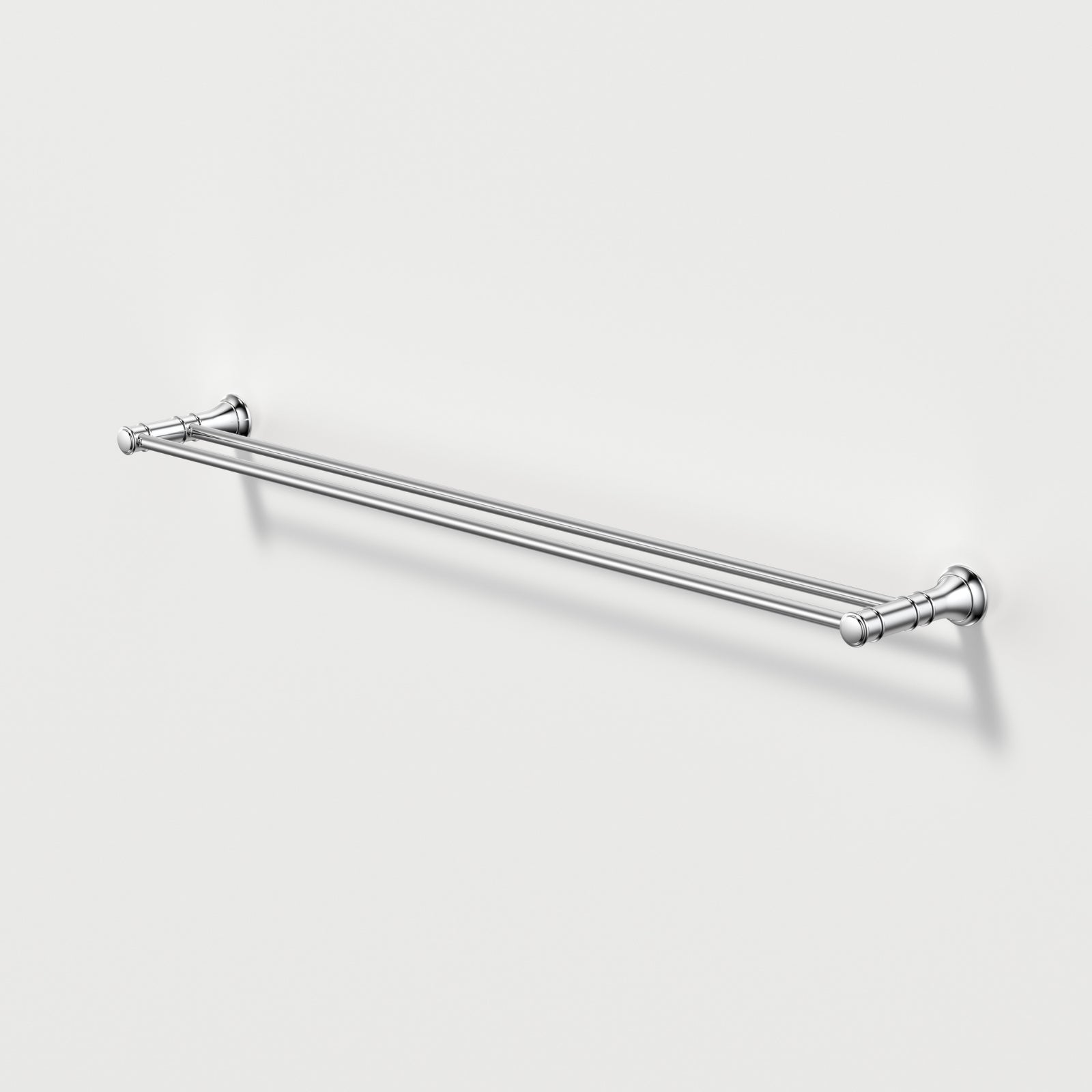 Caroma Riviere Double Towel Rail 800mm - Chrome 520037C - The Blue Space