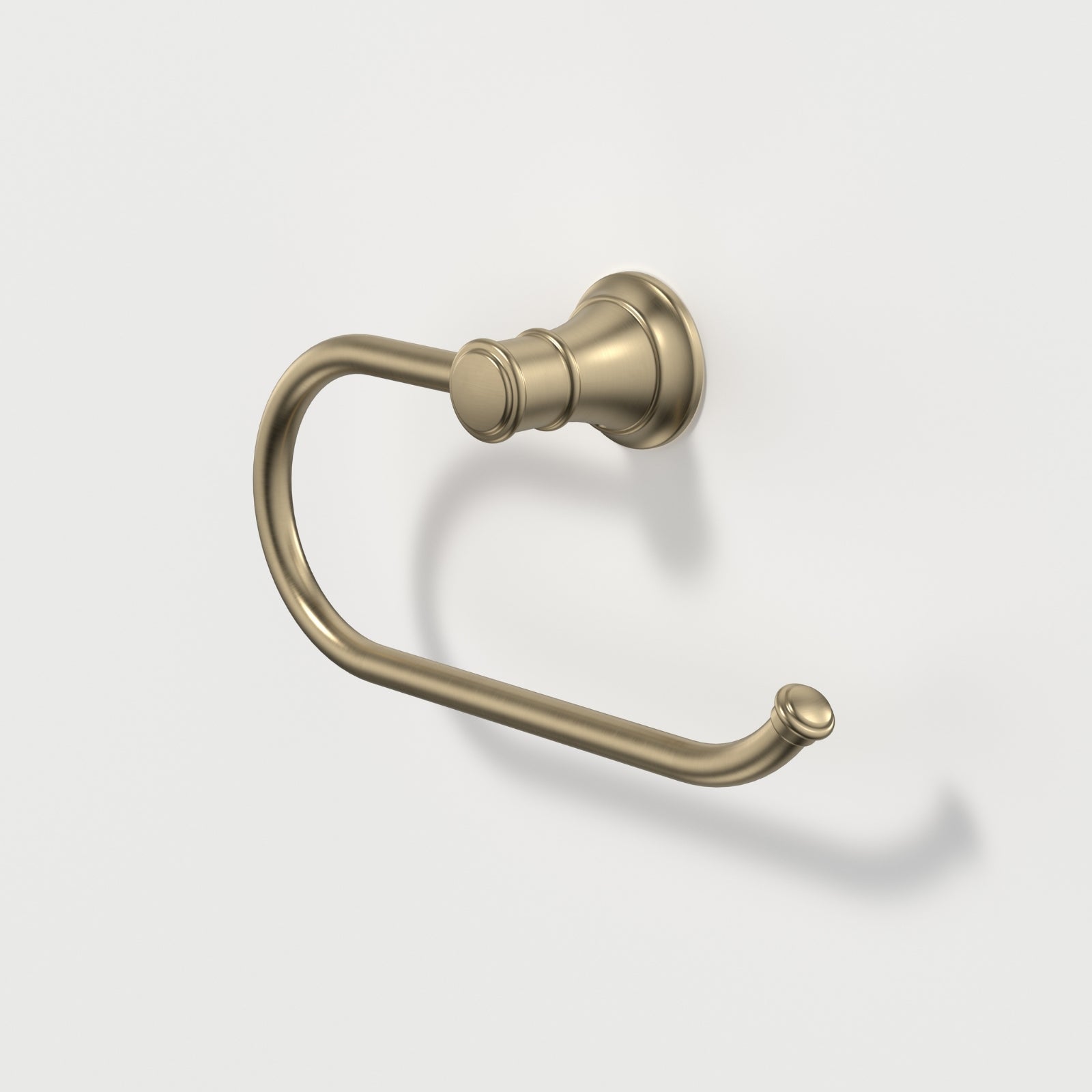 Caroma Riviere Toilet Roll Holder - Brushed Brass 520030BB - The Blue Space
