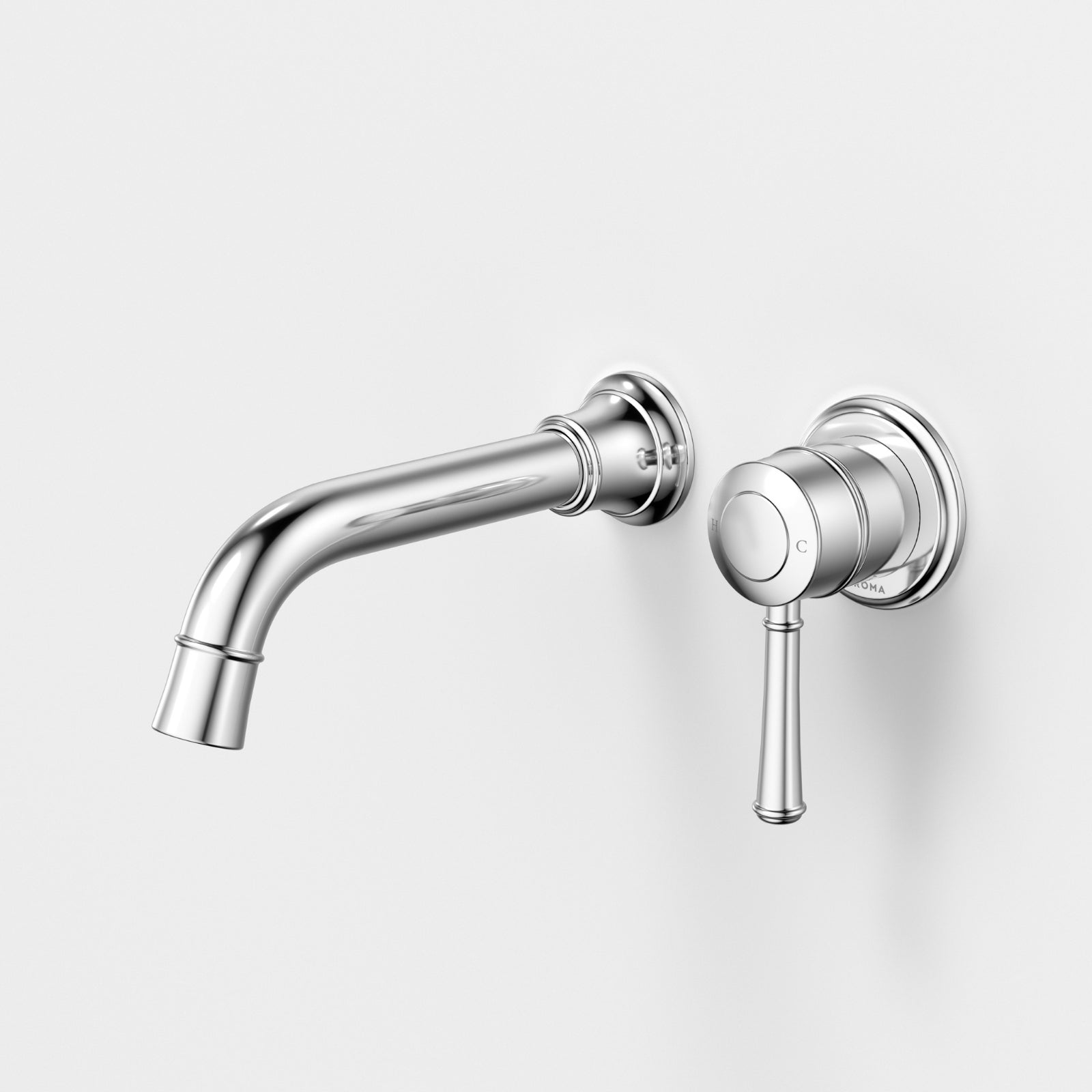 Caroma Riviere Wall Basin Bath Mixer 175mm - Chrome 520009C6AF - The Blue Space