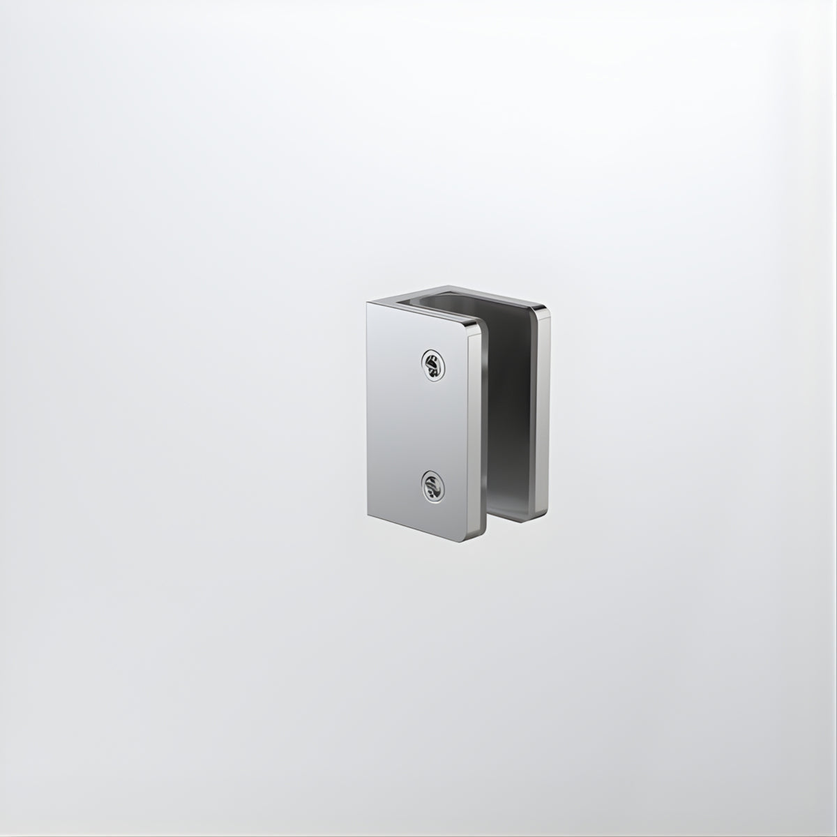Back Caroma Shower Glass U Bracket Polished Stainless Steel 14228001PSS - The Blue Space