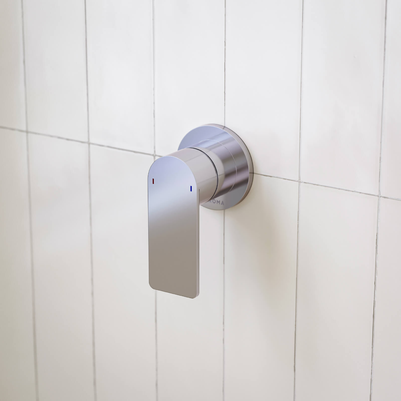 Caroma Urbane II Bath/Shower Mixer Round Plate chrome - The Blue Space