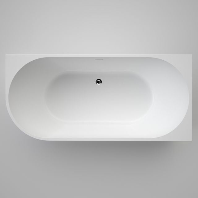 Top Caroma URBANE II 1700 Right Hand Corner Back To Wall Bath with Overflow UII7RHCWOF - The Blue Space