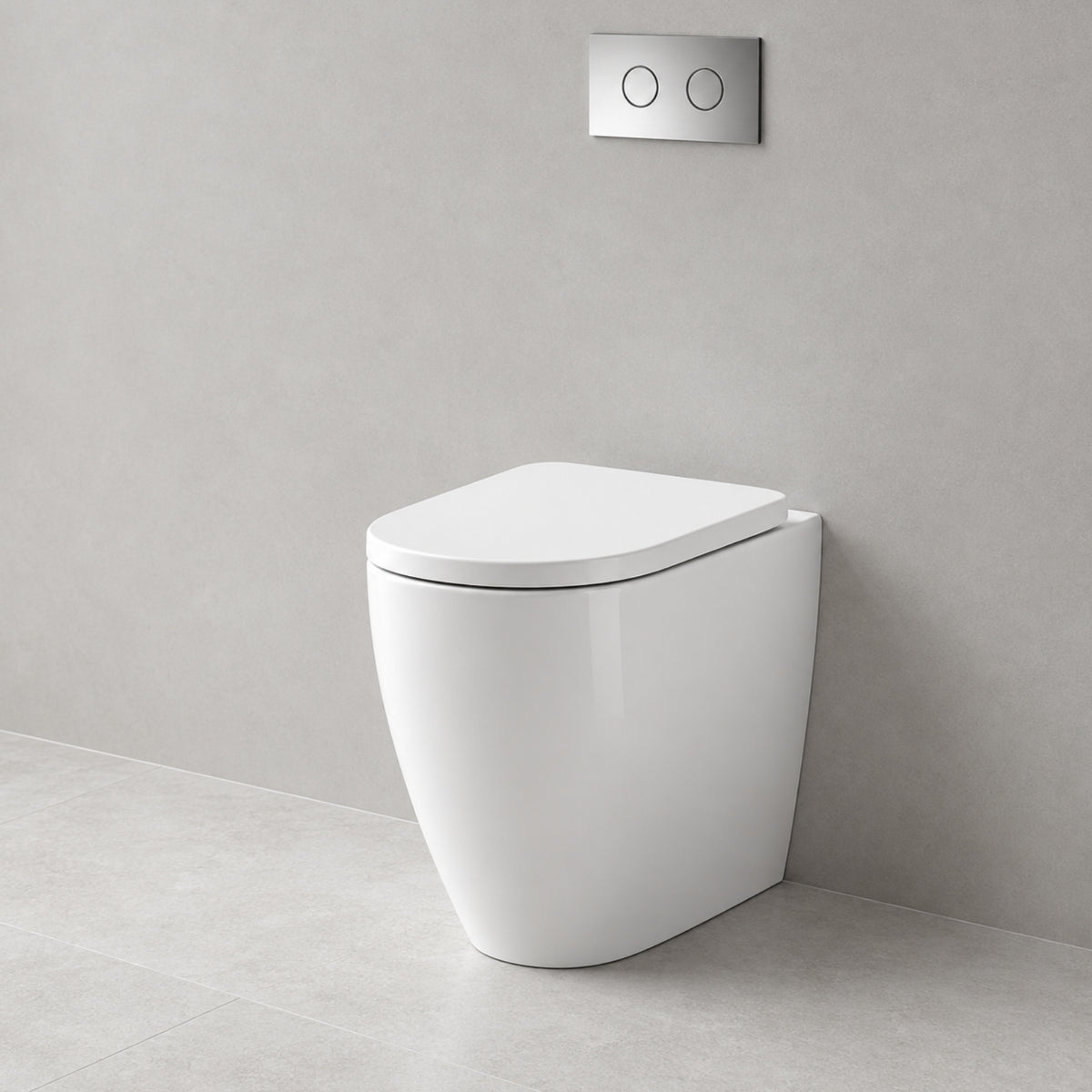 Caroma Urbane II Cleanflush Compact Wall Faced Invisi II Toilet Suite 741520W - The Blue Space