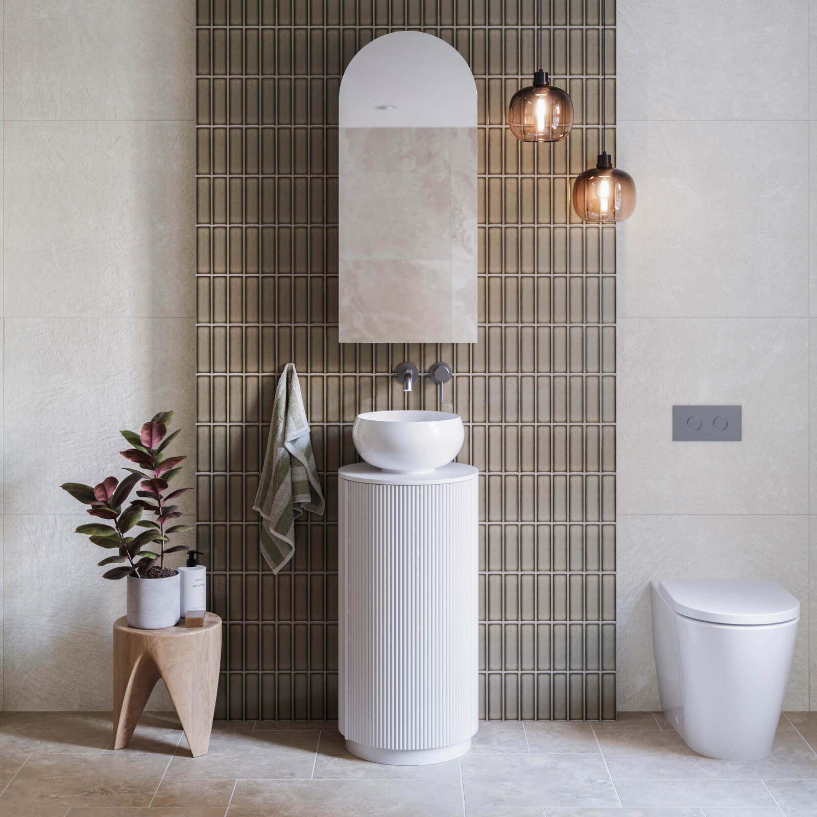Caroma Urbane II Cleanflush Wall Faced Invisi Series II Toilet Suite
The Blue Space Bathroom