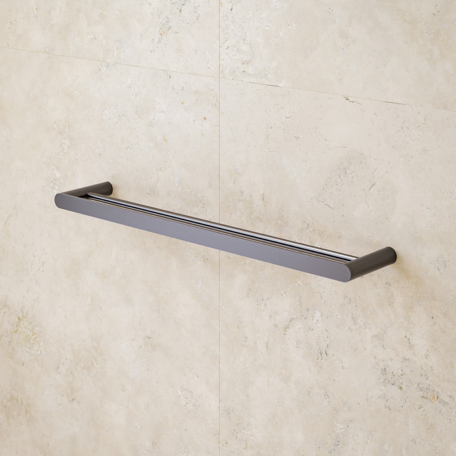 Caroma Urbane II Double Towel Rail 625 mm Gunmetal | The Blue Space