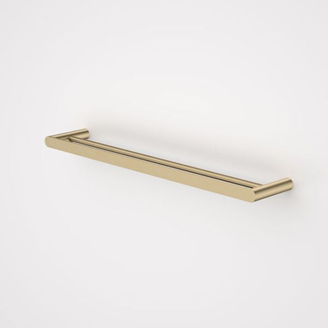 Style Caroma Urbane II 625mm Double Towel Rail Brushed Brass 99626BB - The Blue Space