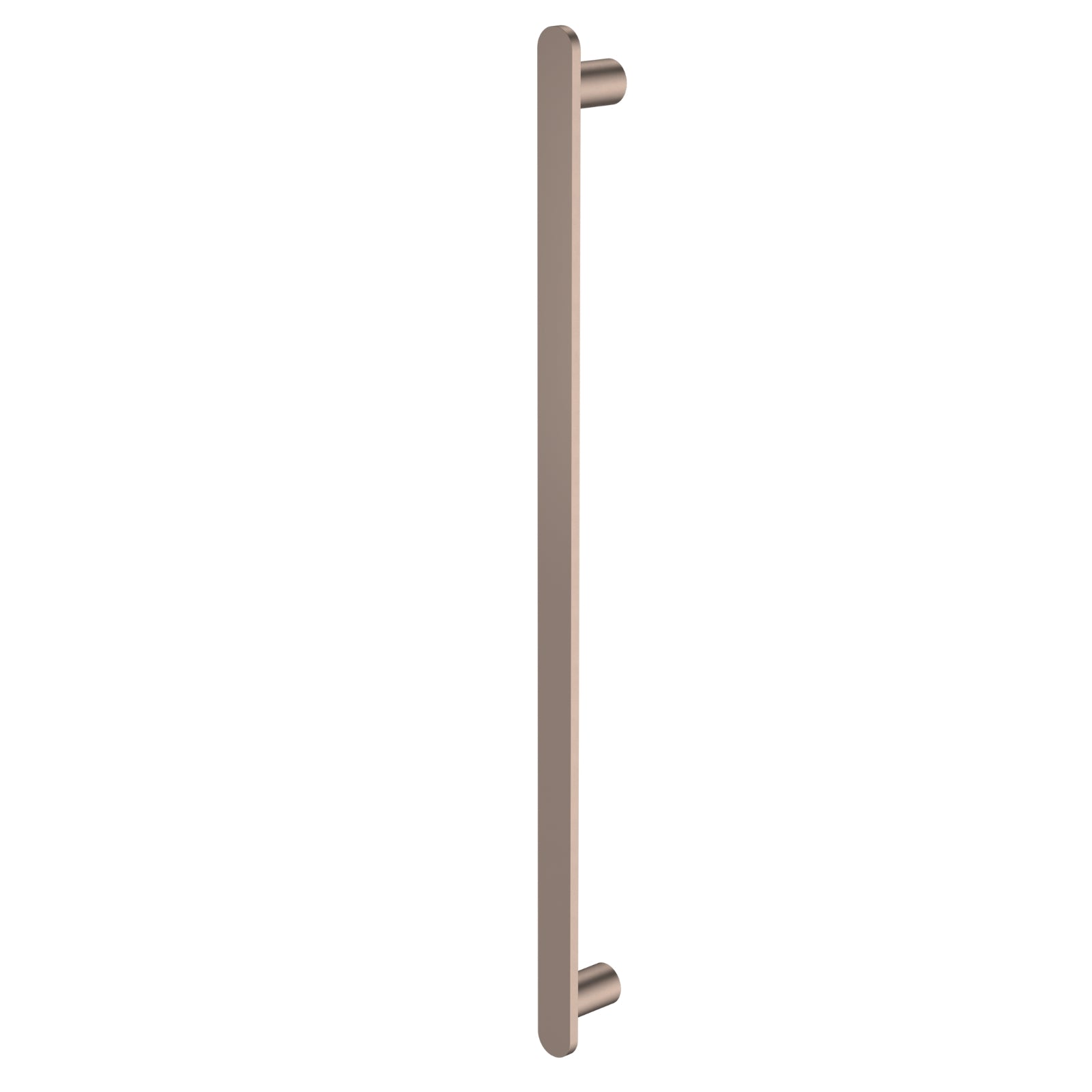 Angle Caroma Urbane II Heated Towel Rail - Vertical - Brushed Bronze 11202085BBZ - The Blue Space