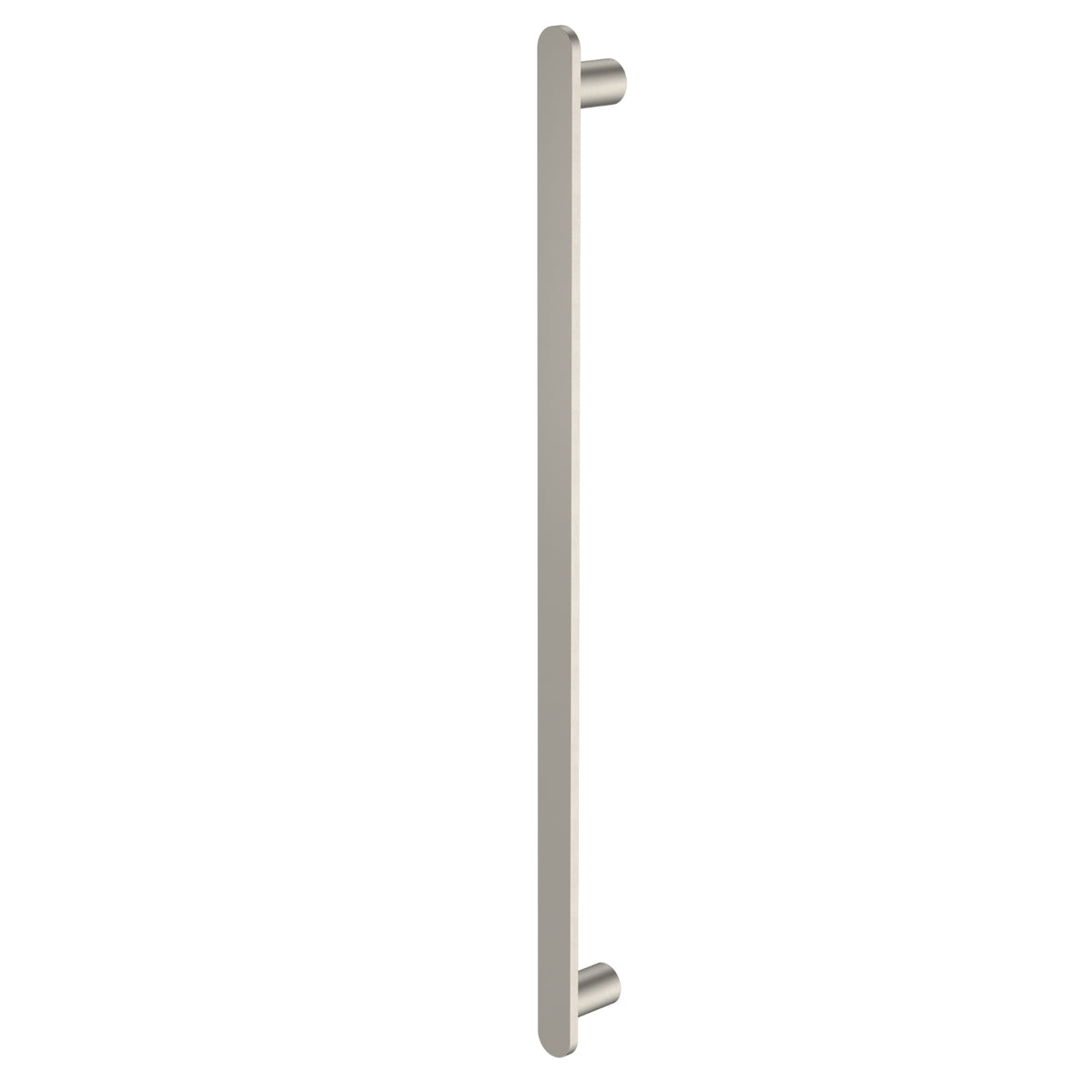 Angle Caroma Urbane II Heated Towel Rail - Vertical - Brushed Nickel 11202085BN - The Blue Space
