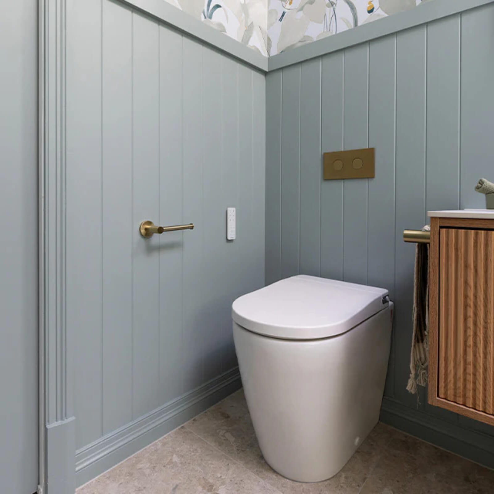 Caroma Urbane II Invisi Series II Wall Faced Bidet Suite | The Blue Space Introduces the Caroma Bidet Suite