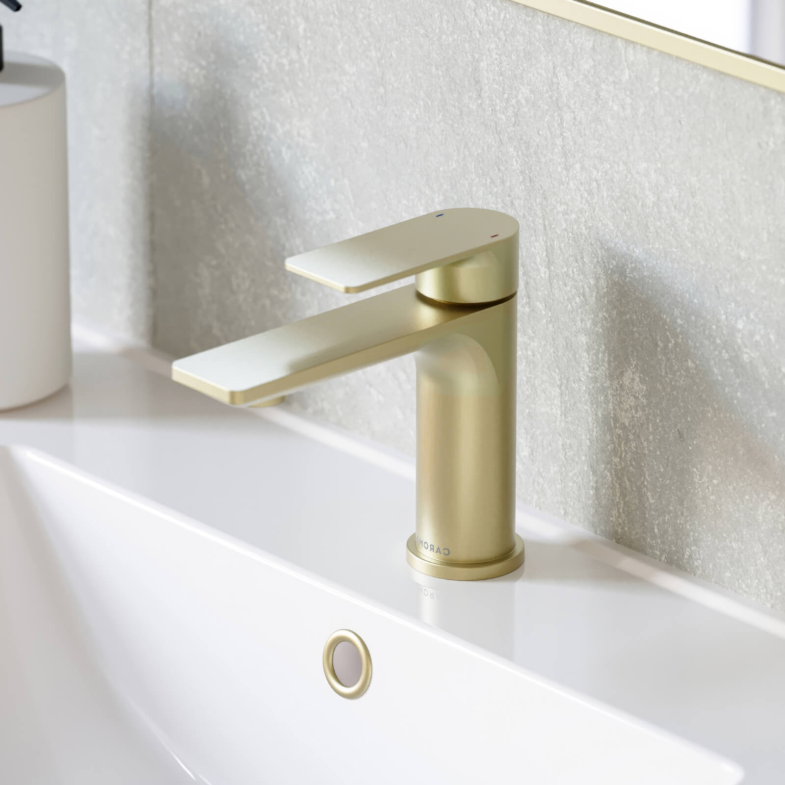 Caroma Urbane II Lead Free Basin Mixer Brushed Brass 98608BB6AF | The Blue Space