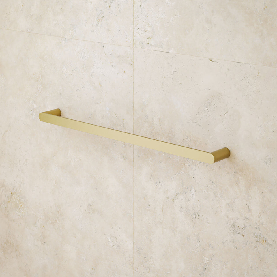 Caroma Urbane II Single Towel Rail 625mm Brushed Brass