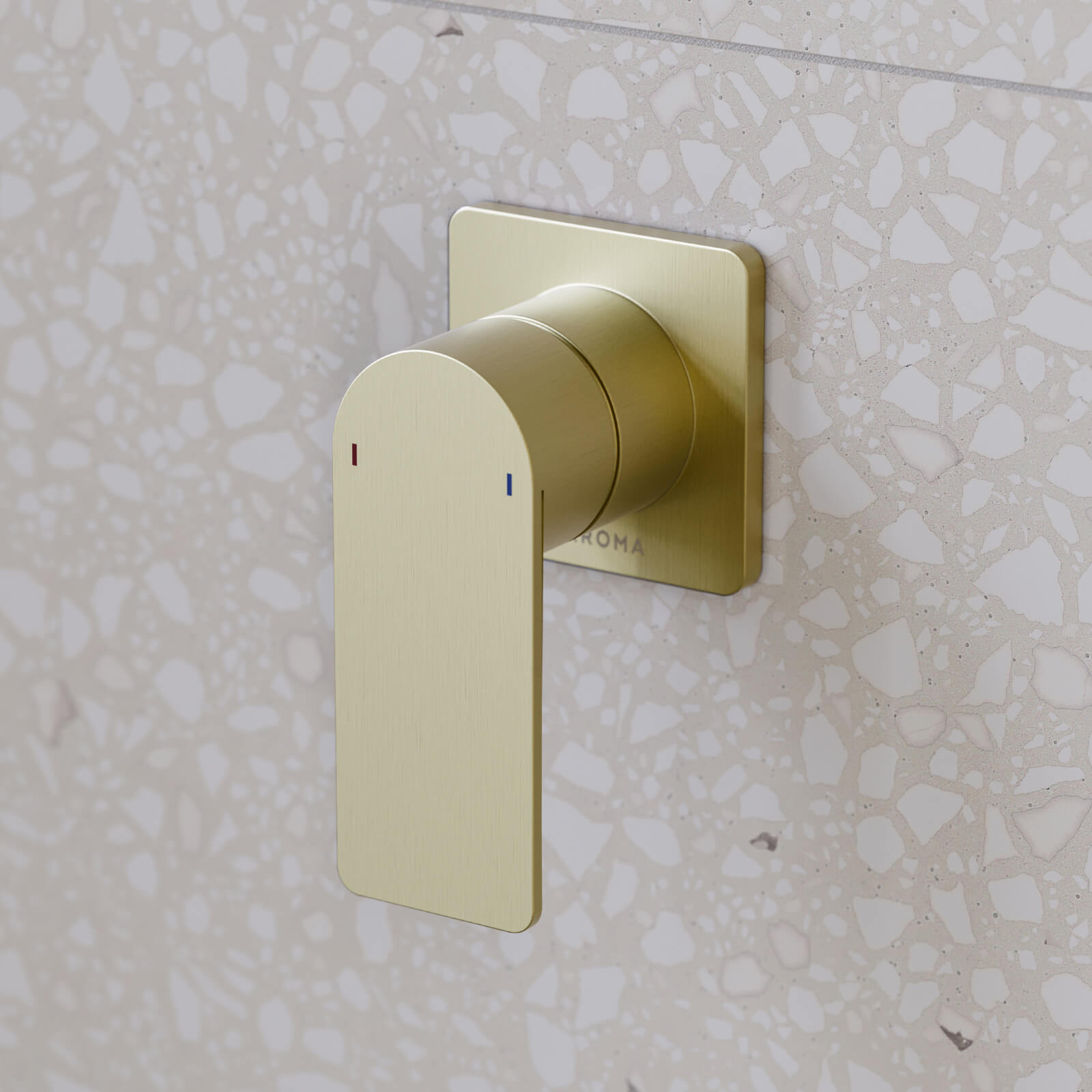 Caroma Urbane II Square Mixer Brushed Brass | The Blue Space