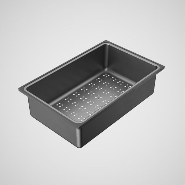 The Blue Space Caroma Urbane II Stainless Steel Colander Gunmetal