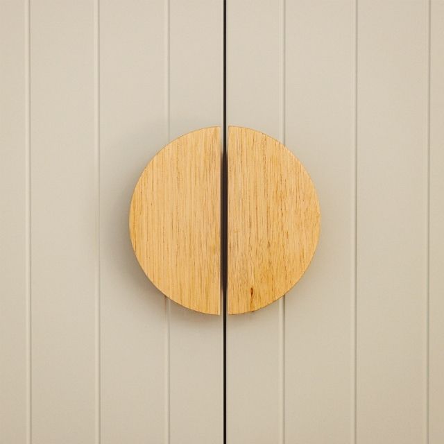 Lifestyle Castella 90mm Macquarie Semi-Circle Reclaimed Oak Handle Tasmanian Oak 365.090.90 - The Blue Space