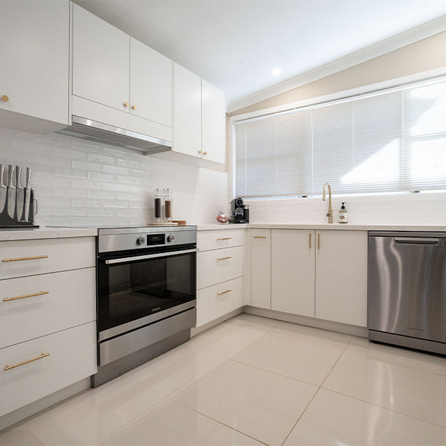 Lifestyle Castella Chelsea Pull Handle Satin Brass 128mm - The Blue Space