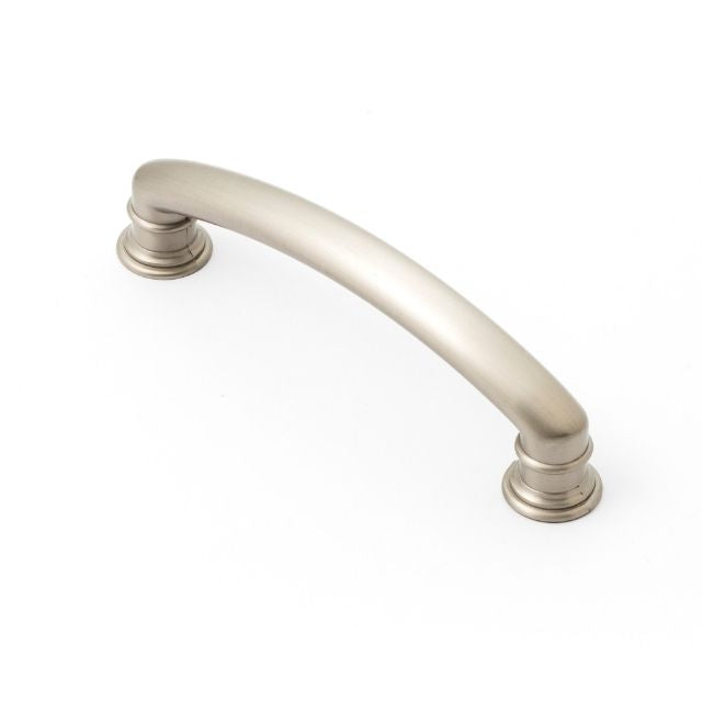Castella Decade 102mm Ridged Handle Dull Brushed Nickel 206.102.10 - The Blue Space