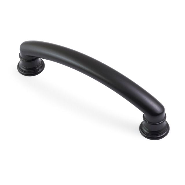 Castella Decade 102mm Ridged Handle Matte Black 206.102.04 - The Blue Space