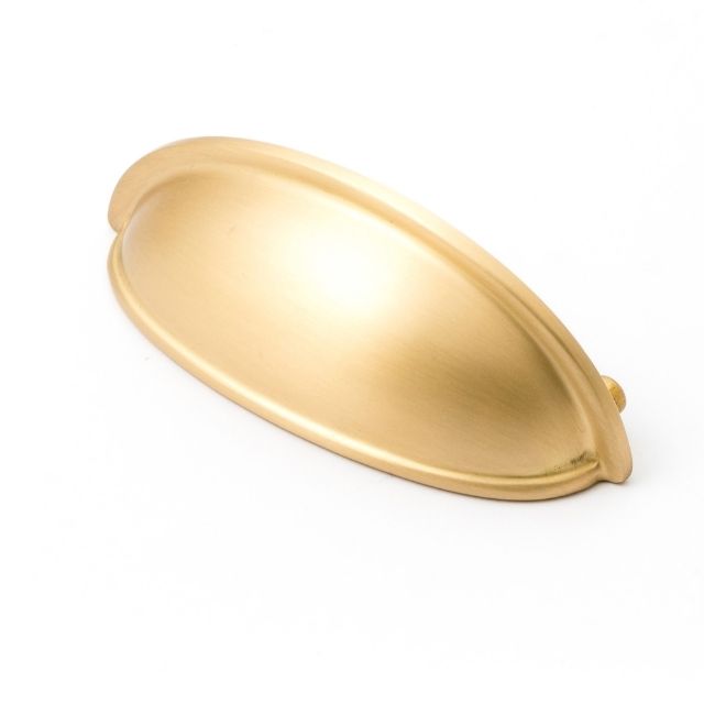 Castella Decade 76mm Cup Pull (Overall: 95mm) Satin Brass 202.076.35S - The Blue Space
