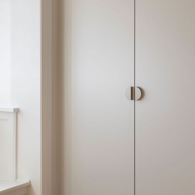 Lifestyle Castella Gyre Semi-Circle 90mm Pull Dull Brushed Nickel 409.090.10 - The Blue Space