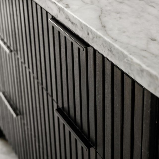 Lifestyle Castella Ledge 200mm Pull Matt Black 099.200.04 - The Blue Space