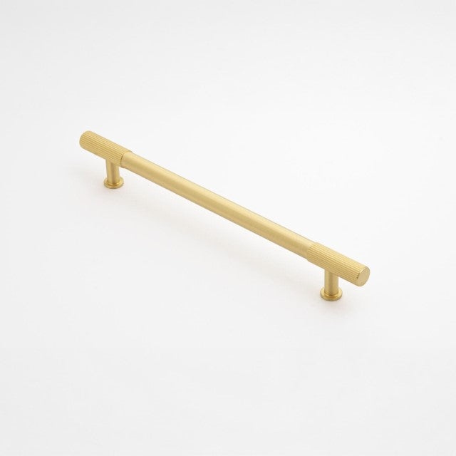 Castella Ridge Handle Satin Brass