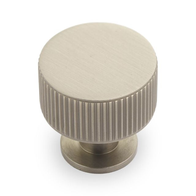 Castella Ridge 30mm Knob Dull Brushed Nickel