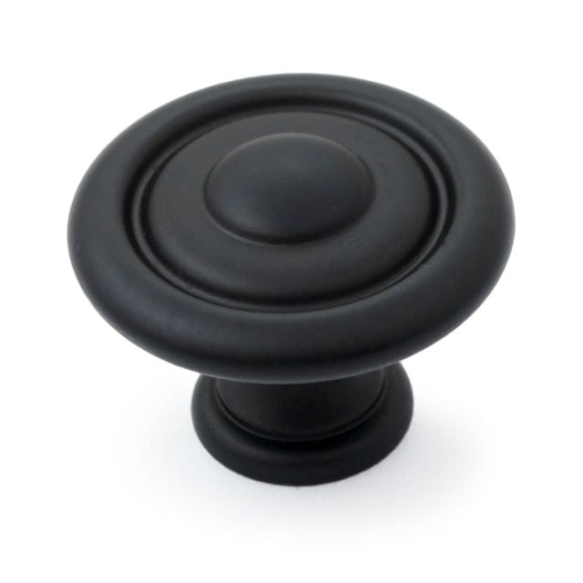 Castella Shaker 35mm Fluted Knob Matte Black 106.035.04 - The Blue Space