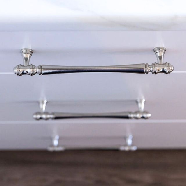 Lifestyle Castella Windsor 128mm Handle Polished Nickel 150.128.28 - The Blue Space