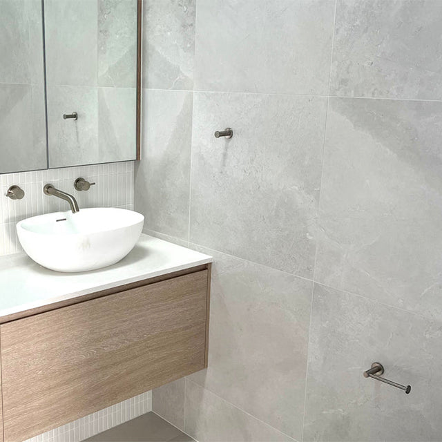 Casuarina White Honed Porcelain Tile 600x600mm | The Blue Space
