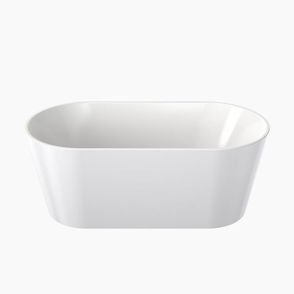 Clark Acrylic Round Freestanding Small Bath 1400mm no Overflow - The Blue Space
