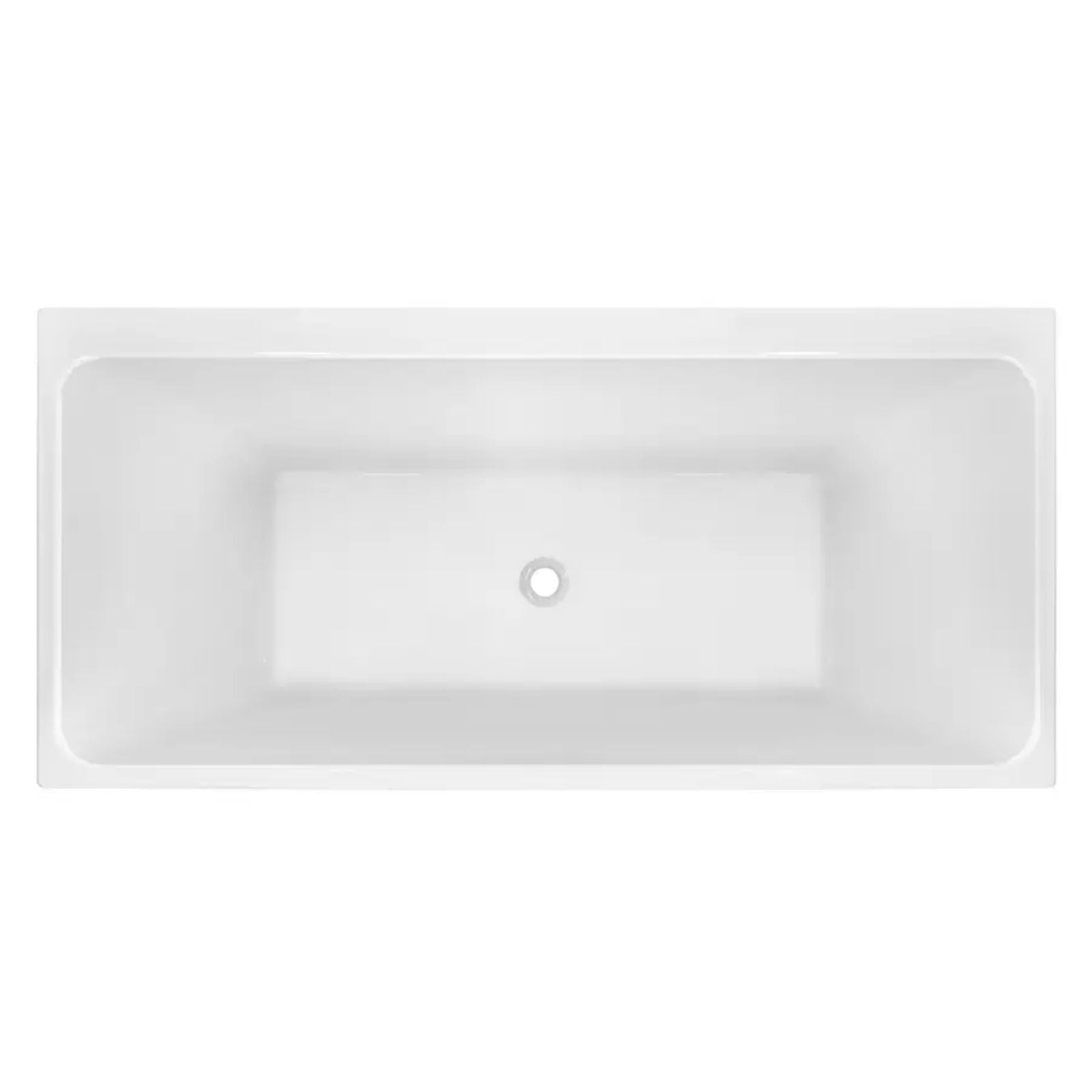 Top Decina Bianco Back-to-Wall / Corner Freestanding Bath 1500mm BI1500W - The Blue Space