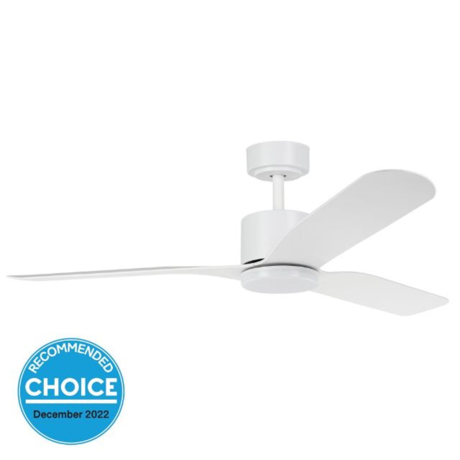 Eglo Iluka 52 Inch DC Fan 18W LED Tri-Col White 20537801 - The Blue Space