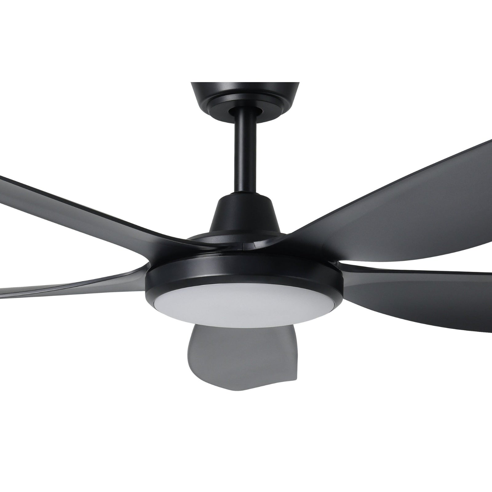 Details Eglo Miami 52 DC Ceiling Fan with LED Light Black 20796702 - The Blue Space