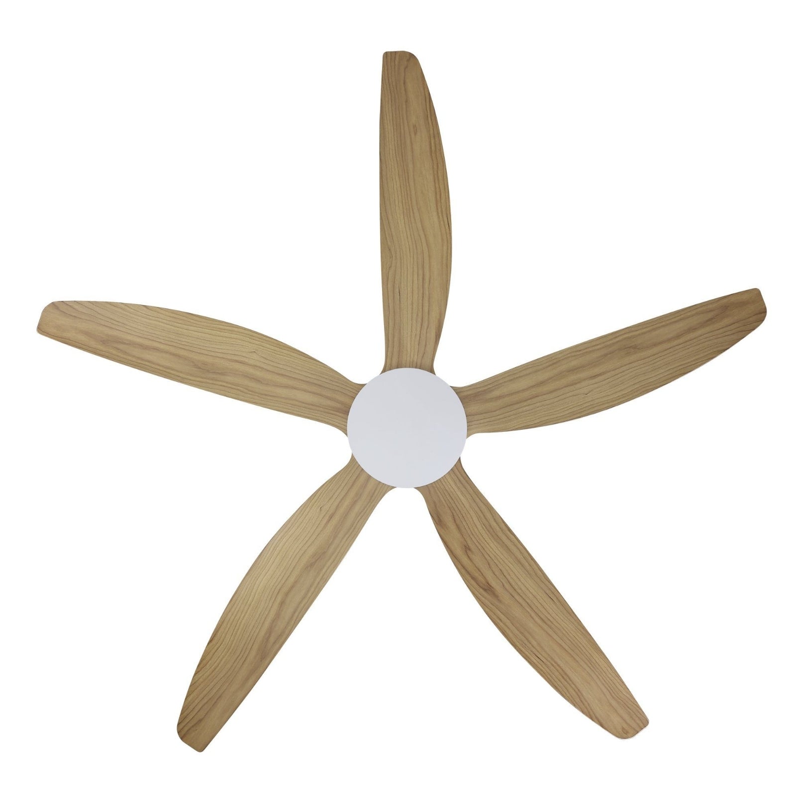 Blades Eglo Miami 60 DC Ceiling Fan White /Blackbutt 20796516 - The Blue Space