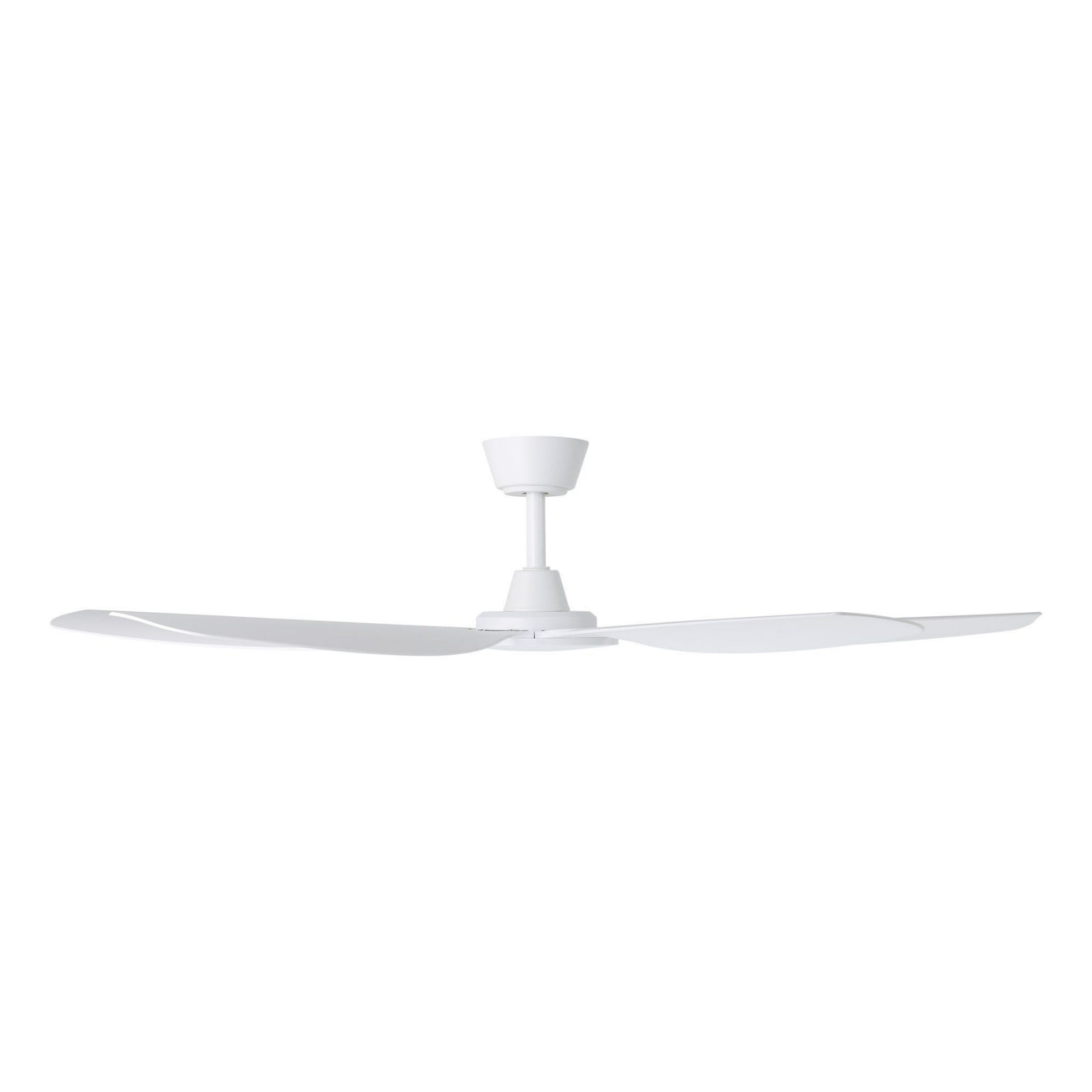 Side View Eglo Miami 60 DC Ceiling Fan White 20796501 - The Blue Space