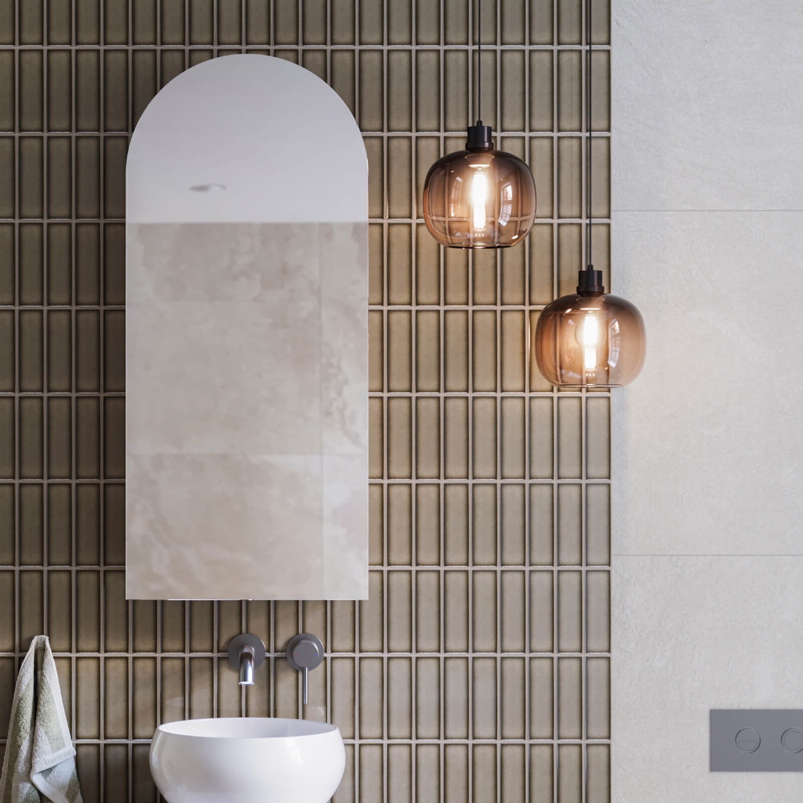 Eglo Oilella Sonstige Pendant Light Black Brown Glass 99614N | The Blue Space