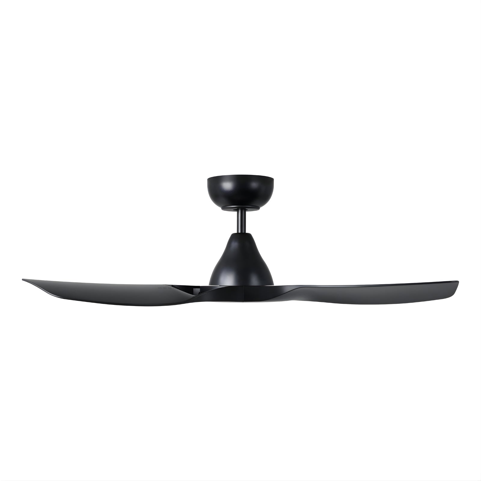Side View Eglo Surf 40 DC Ceiling Fan Black 20789202 - The Blue Space