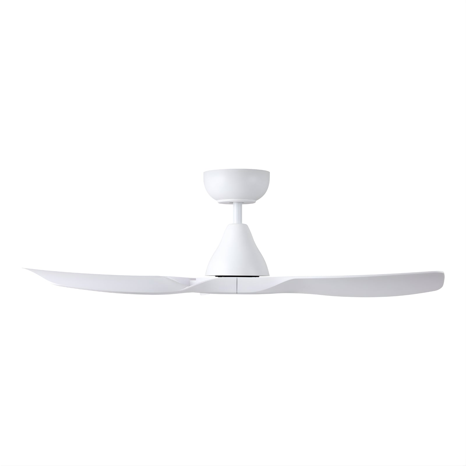 Side View Eglo Surf 40 DC Ceiling Fan White 20789201 - The Blue Space