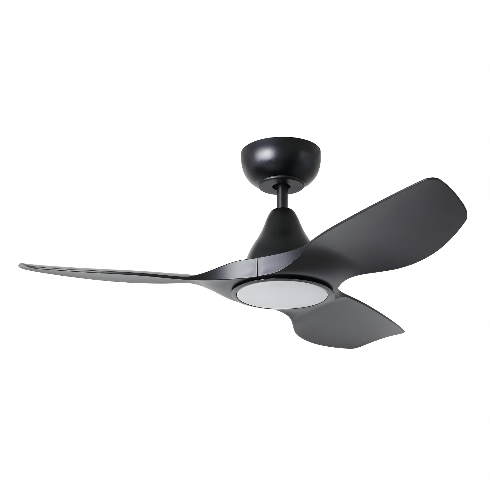 Eglo Surf 40 DC Ceiling Fan with LED Light Black 20789302 - The Blue Space