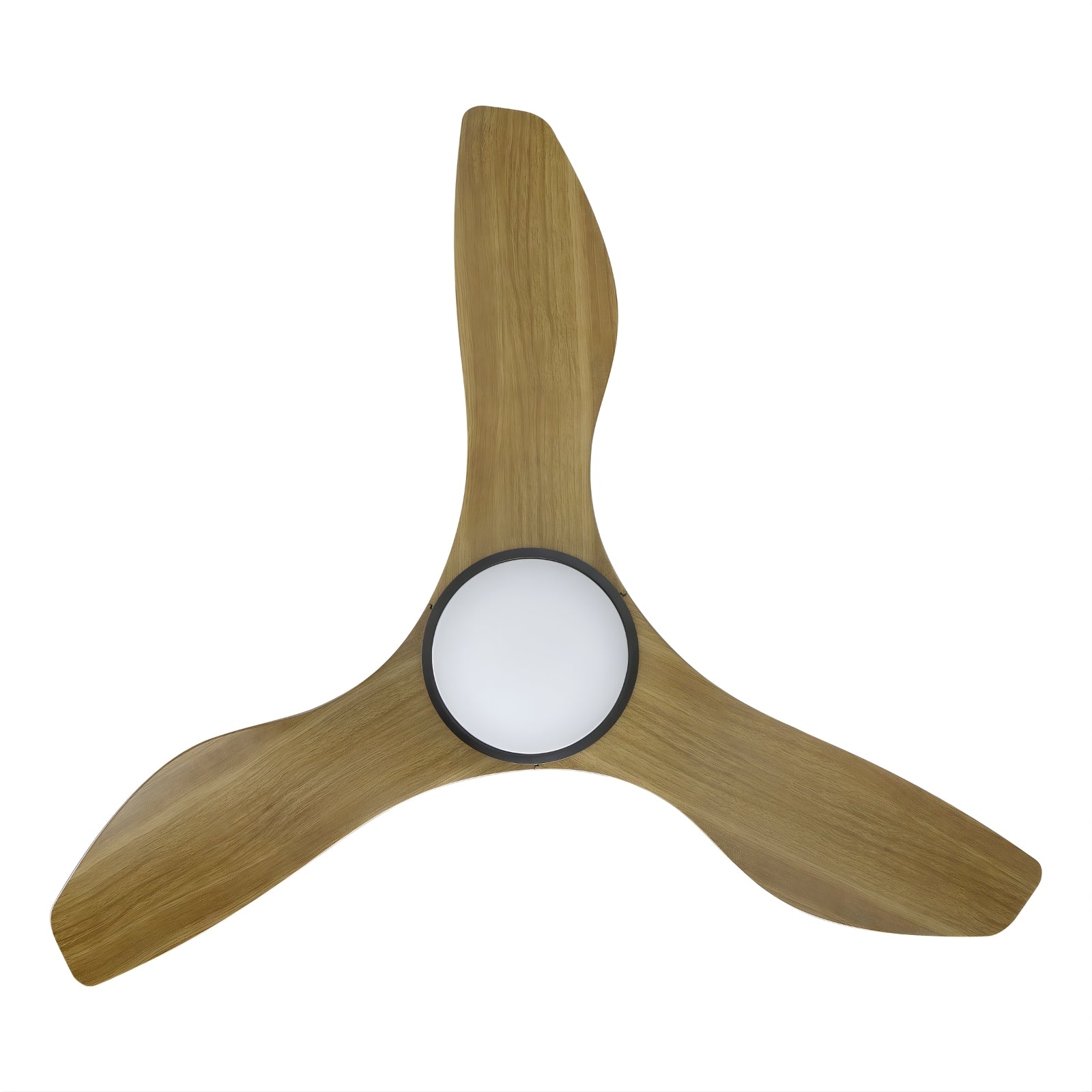 Blades Eglo Surf 40 DC Ceiling Fan with LED Light Burmese Teak/Black 20789317 - The Blue Space