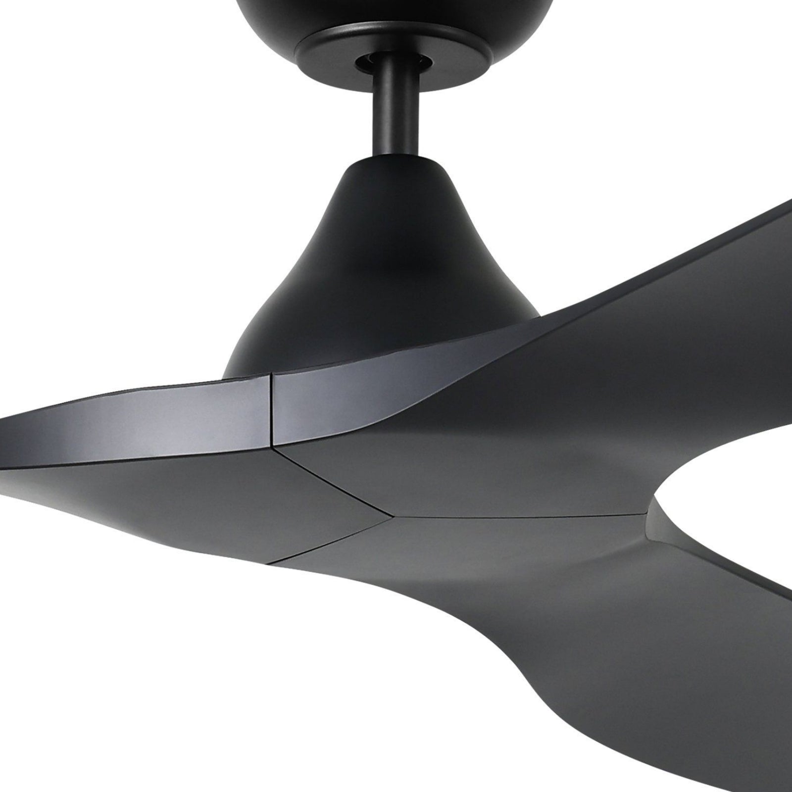 Details Eglo Surf 72 DC Ceiling Fan Black 20789402 - The Blue Space